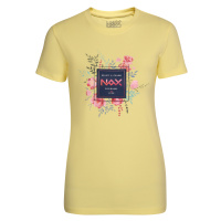 Dámské bavlněné triko NAX - SEDOLA - žlutá