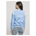 Ladies Inset College Sweat Jacket - clearwater/whitesand