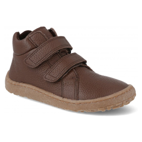 Barefoot dětské kotníkové boty Froddo - Autumn hnědé