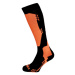 TECNICA-Touring ski socks, black/orange Černá