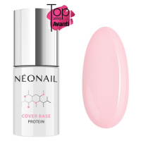 NEONAIL Cover Base Protein podkladový lak pro gelové nehty odstín Nude Rose 7,2 ml