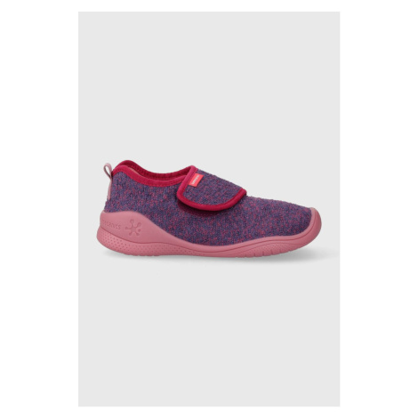 Dětské papuče Biomecanics fialová barva