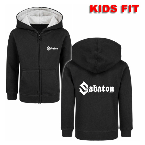 mikina s kapucí dětské Sabaton - Logo - METAL-KIDS - 455.39.8.7