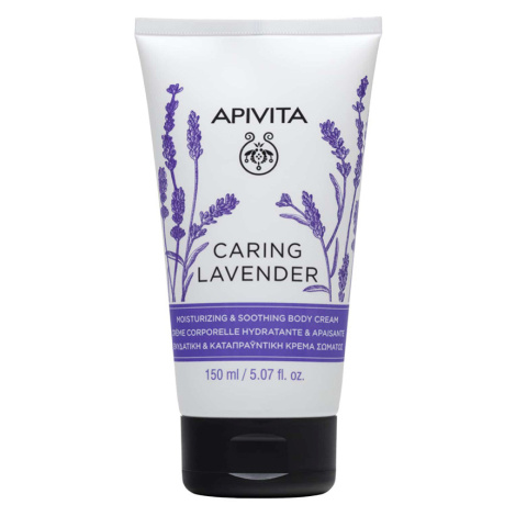 Apivita Caring Lavender zklidňující tělový krém 150 ml