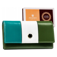 Dámská vícebarevná kožená peněženka