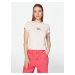 Tommy Jeans dámské světle růžové tričko