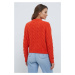Vlněný svetr Polo Ralph Lauren dámský, oranžová barva, hřejivý