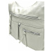 Praktický šedobéžový kabelko-batoh 2v1