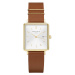 Rosefield The Boxy White Sunray Cognac Gold QSCG-Q029