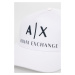 Čepice Armani Exchange bílá barva, s aplikací, 954039 CC513 NOS