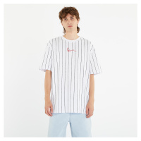 Karl Kani Small Signature Pinstripe Tee White/ Black