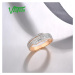 Elegantní prsten ze zlata s diamanty Listese