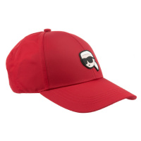 Kšiltovka karl lagerfeld k/ikonik 2.0 nylon cap červená