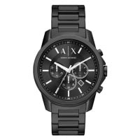 Hodinky Armani Exchange pánské, černá barva