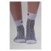 NEBBIA - Ponožky sportovní střední délka UNISEX 130 (light grey) - NEBBIA