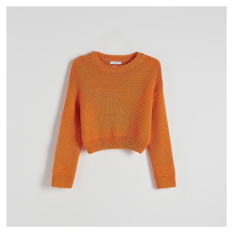 Oranžové dámské svetry klasické