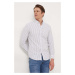 Košile Pepe Jeans PETER bílá barva, regular, s límečkem button-down, PM308269