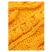 Oranžová unisex pletená kruhová šála s příměsí vlny Alpine Pro GOZONE