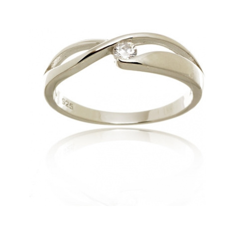 Dámský stříbrný prsten se zirkonem STRP0373F Veroma