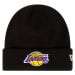 New-Era Essential Cuff Beanie Los Angeles Lakers Hat Černá