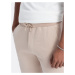 Ombre Clothing Béžové chinos kraťasy V2 SRCS-0128