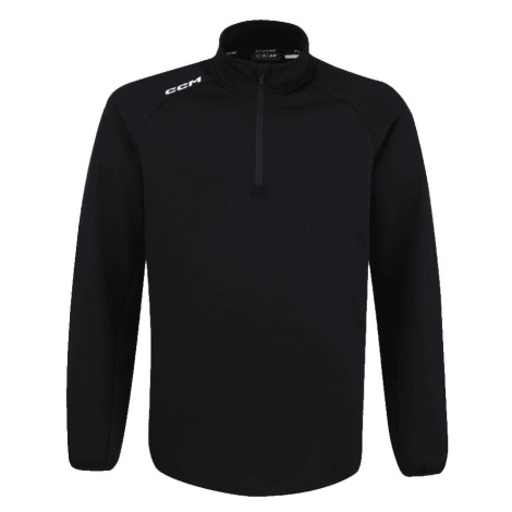 Pánská mikina CCM LOCKER ROOM FLEECE 1/4 ZIP black