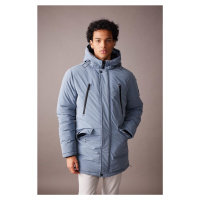 DEFACTO Water Repellent Regular Fit Hooded Coat Parka