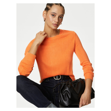 Oranžový dámský svetr Marks & Spencer
