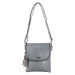 ŠEDÁ DÁMSKÁ CROSSBODY KABELKA S OZDOBOU --GREY