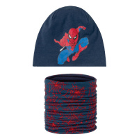 Dětská čepice a šála (Spiderman)