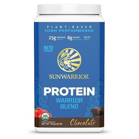 Sunwarrior Protein Blend BIO 750 g - čokoláda