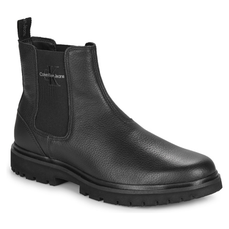 Calvin Klein Jeans EVA MID CHELSEA BOOT Černá