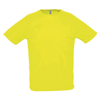 SOĽS Sporty Pánské triko s krátkým rukávem SL11939 Neon yellow