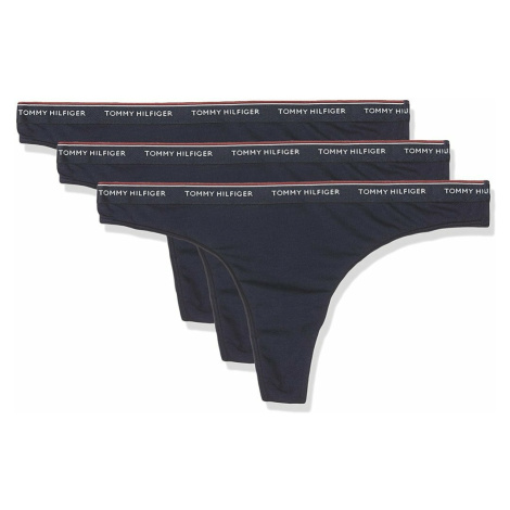 Tommy Hilfiger tmavě modré tanga 3pack