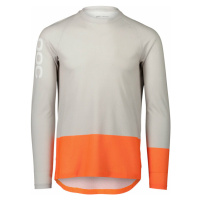 POC MTB Pure LS Jersey Dres Granite Grey/Zink Orange