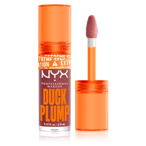 NYX Professional Makeup Duck Plump lesk na rty se zvětšujícím efektem odstín 08 Mauve Out Of My 