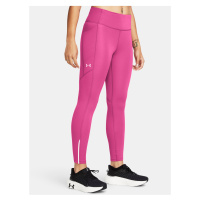 Růžové dámské legíny Under Armour UA Fly Fast Ankle Tights