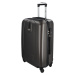 Plastový cestovní kufr Peek, tmavě šedá XL