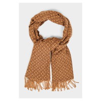 ŠÁLA GANT G PATTERN SCARF hnědá