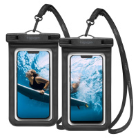 SPIGEN A601 UNIVERSAL WATERPROOF CASE 2-PACK BLACK
