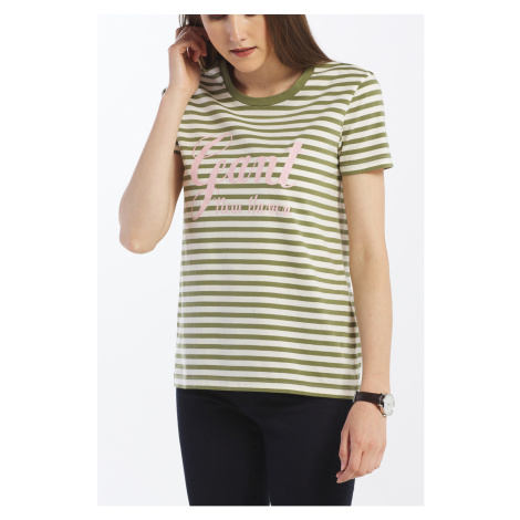 TRIČKO GANT D1. STRIPE GRAPHIC SS T-SHIRT