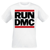 Run DMC Traditional Logo Tričko bílá