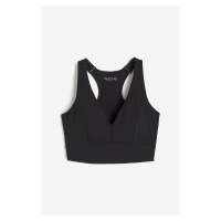 H & M - Sportovní podprsenka ShapeMove™ Medium Support - černá