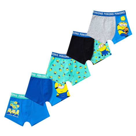 Chlapecké boxerky Minions 5 Pack - Frogies