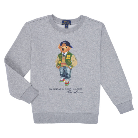 Polo Ralph Lauren LSCNM4-KNIT SHIRTS-SWEATSHIRT Šedá