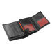 Pánská kožená peněženka Pierre Cardin Keshawn, černá