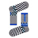 Ponožky Happy Socks Process 3/4 Crew dámské, šedá barva