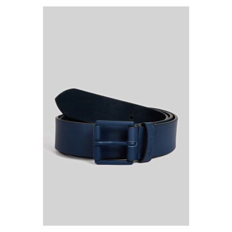 OPASEK GANT TONAL BUCKLE LEATHER BELT modrá