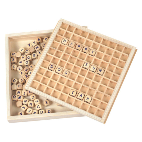 SMALL FOOT Dřevěná hra Tvoření s písmenky