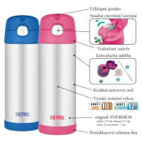 Thermos Dětská termoska s brčkem - liška 470 ml